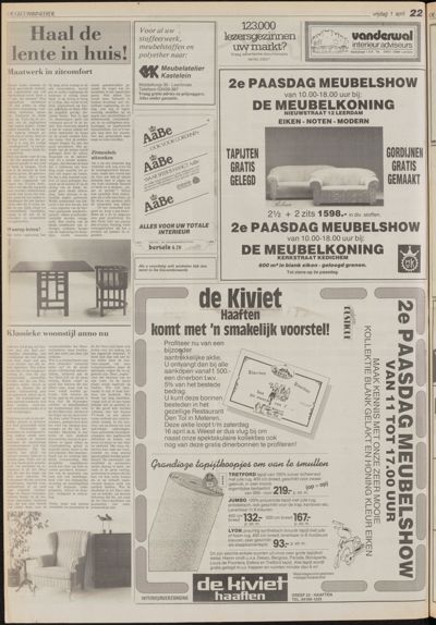 De Gecombineerde Vijfheerenlanden, 1 april 1988
