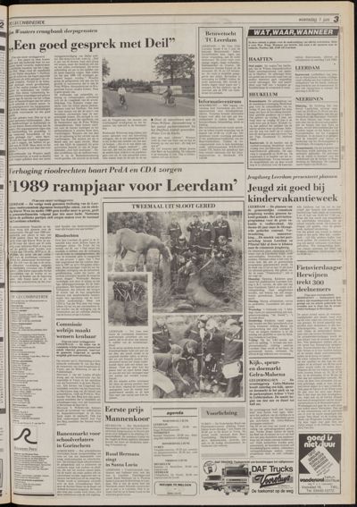 De Gecombineerde Vijfheerenlanden, 1 juni 1988