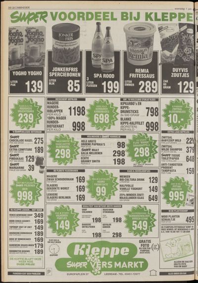 De Gecombineerde Vijfheerenlanden, 1 juni 1988