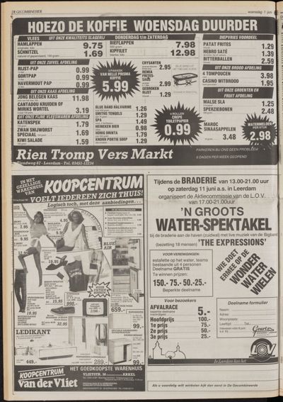 De Gecombineerde Vijfheerenlanden, 1 juni 1988