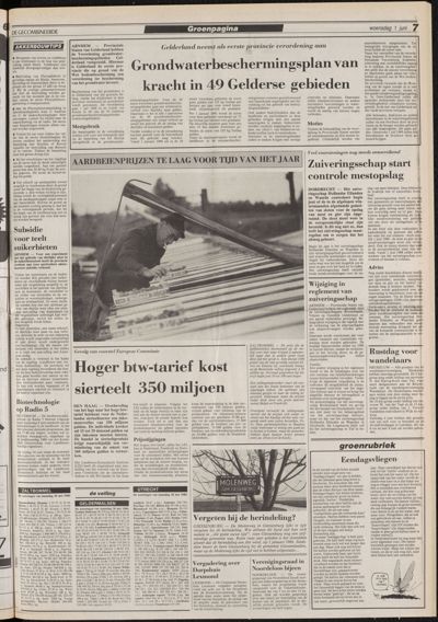 De Gecombineerde Vijfheerenlanden, 1 juni 1988
