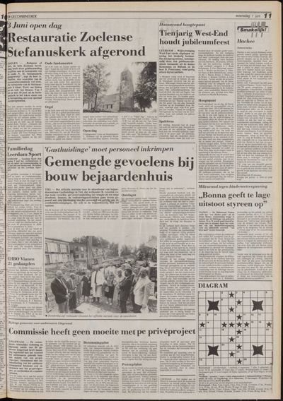 De Gecombineerde Vijfheerenlanden, 1 juni 1988