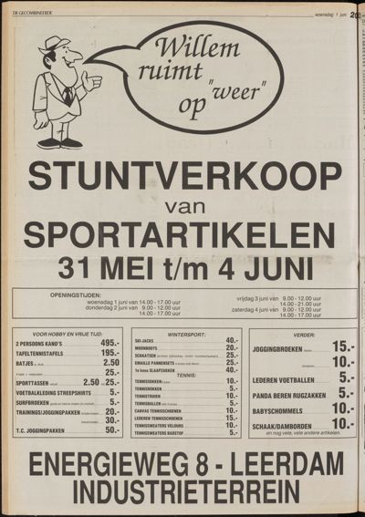 De Gecombineerde Vijfheerenlanden, 1 juni 1988