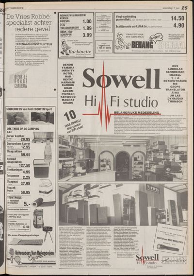 De Gecombineerde Vijfheerenlanden, 1 juni 1988