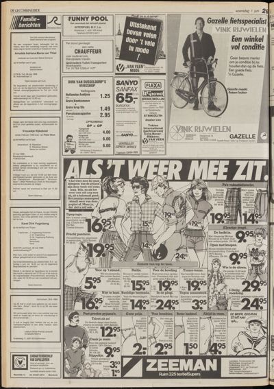 De Gecombineerde Vijfheerenlanden, 1 juni 1988