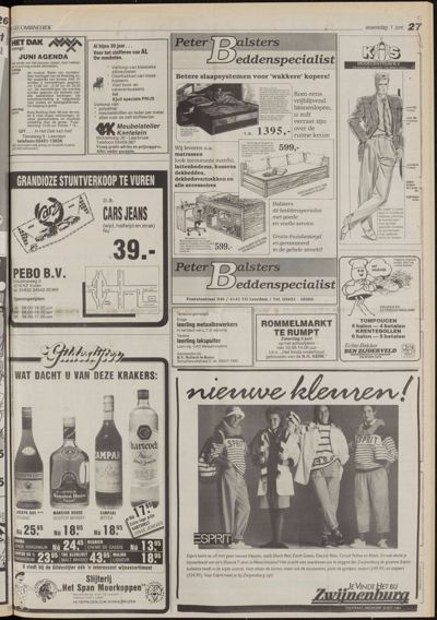 De Gecombineerde Vijfheerenlanden, 1 juni 1988