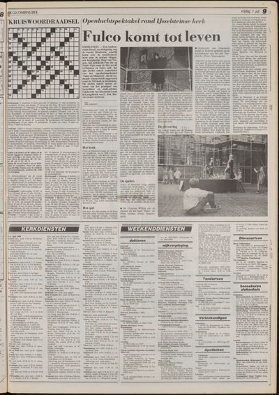 De Gecombineerde Vijfheerenlanden, 1 juli 1988