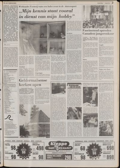 De Gecombineerde Vijfheerenlanden, 1 augustus 1988