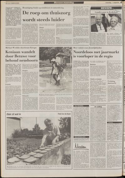 De Gecombineerde Vijfheerenlanden, 1 augustus 1988