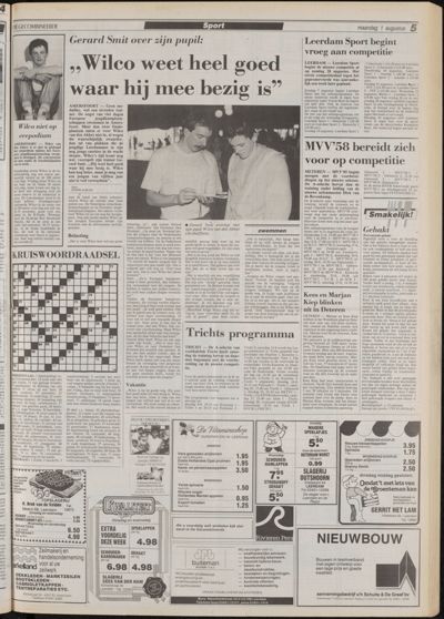 De Gecombineerde Vijfheerenlanden, 1 augustus 1988