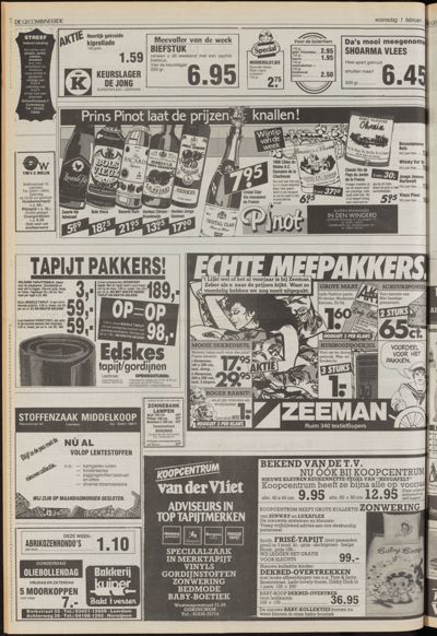 De Gecombineerde Vijfheerenlanden, 1 februari 1989