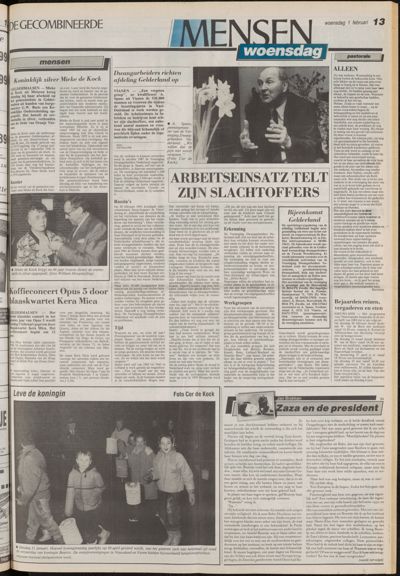 De Gecombineerde Vijfheerenlanden, 1 februari 1989