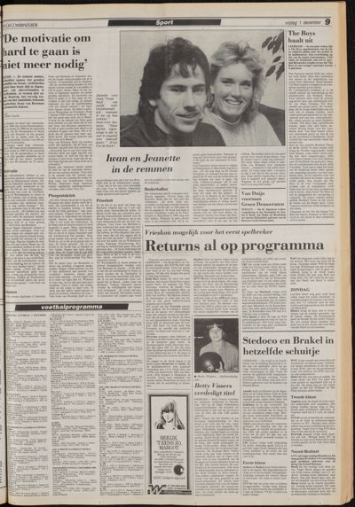 De Gecombineerde Vijfheerenlanden, 1 december 1989