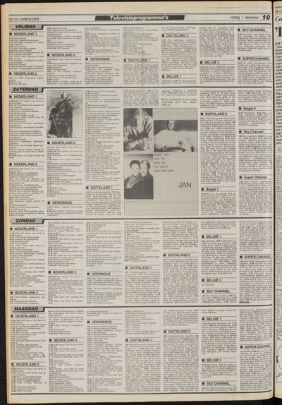 De Gecombineerde Vijfheerenlanden, 1 december 1989