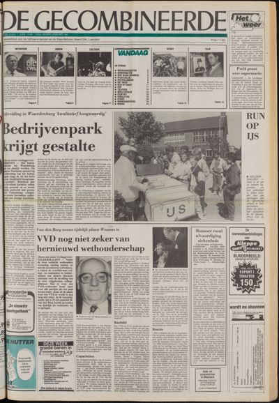 De Gecombineerde Vijfheerenlanden, 1 juni 1990