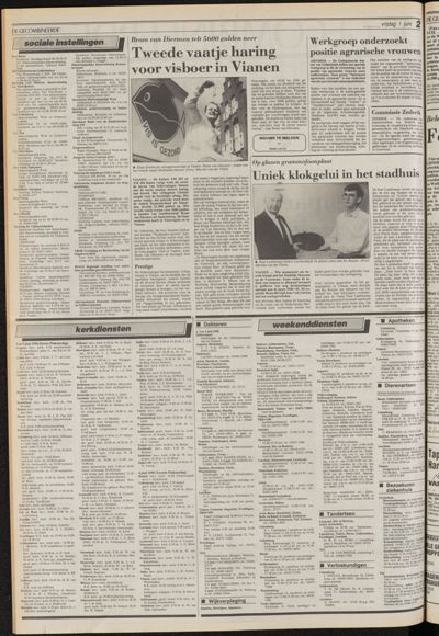 De Gecombineerde Vijfheerenlanden, 1 juni 1990