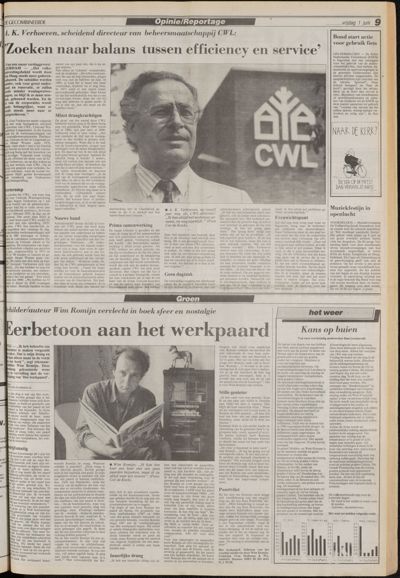 De Gecombineerde Vijfheerenlanden, 1 juni 1990