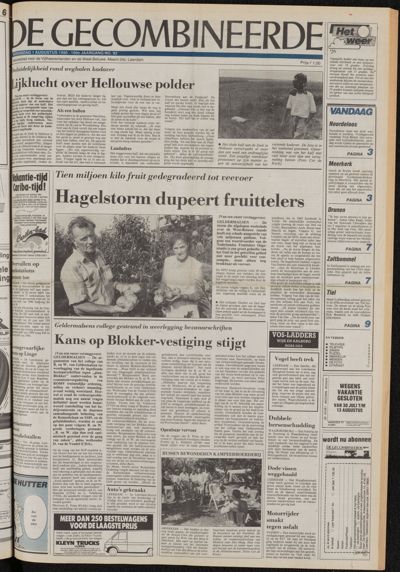 De Gecombineerde Vijfheerenlanden, 1 augustus 1990