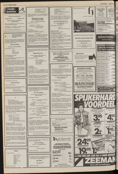 De Gecombineerde Vijfheerenlanden, 1 augustus 1990