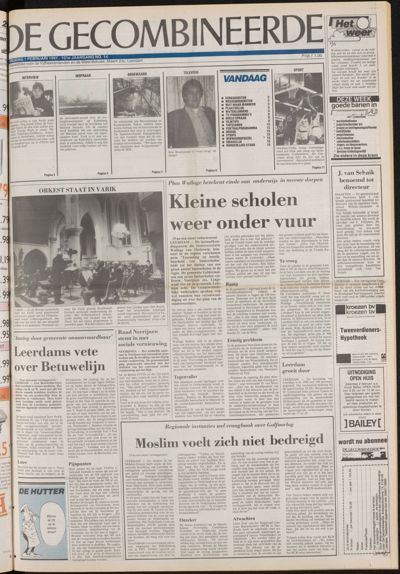 De Gecombineerde Vijfheerenlanden, 1 februari 1991