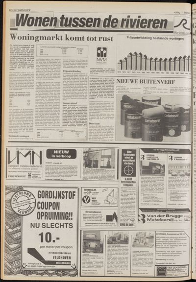 De Gecombineerde Vijfheerenlanden, 1 februari 1991