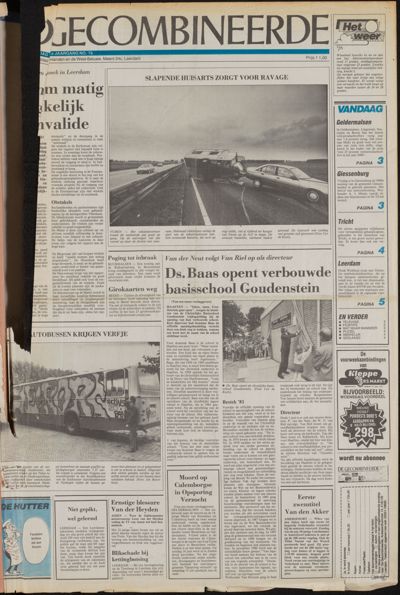De Gecombineerde Vijfheerenlanden, 1 juli 1991