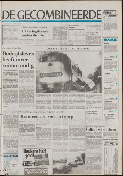 De Gecombineerde Vijfheerenlanden, 1 april 1992