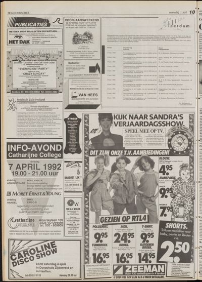 De Gecombineerde Vijfheerenlanden, 1 april 1992