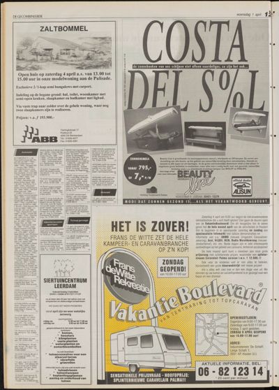 De Gecombineerde Vijfheerenlanden, 1 april 1992