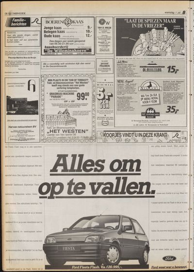 De Gecombineerde Vijfheerenlanden, 1 juli 1992