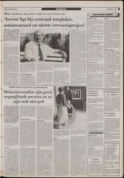 De Gecombineerde Vijfheerenlanden, 1 juli 1992
