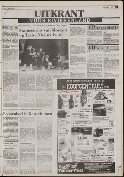 De Gecombineerde Vijfheerenlanden, 1 juli 1992