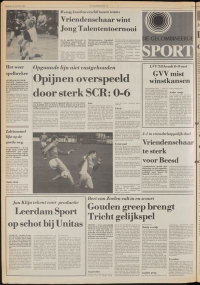 De Gecombineerde West-Betuwe, 10 januari 1984