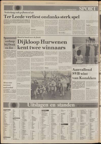 De Gecombineerde West-Betuwe, 10 januari 1984
