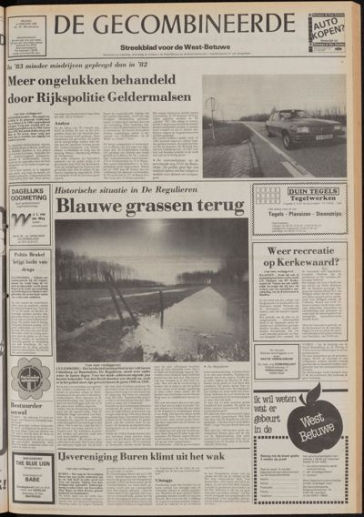 De Gecombineerde West-Betuwe, 10 februari 1984
