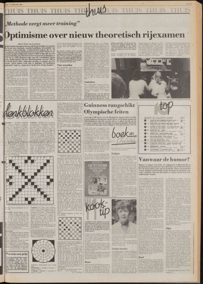 De Gecombineerde West-Betuwe, 10 februari 1984