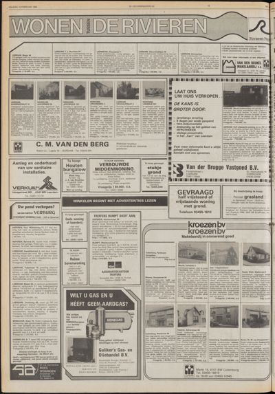 De Gecombineerde West-Betuwe, 10 februari 1984
