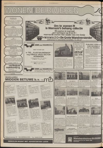 De Gecombineerde West-Betuwe, 10 februari 1984