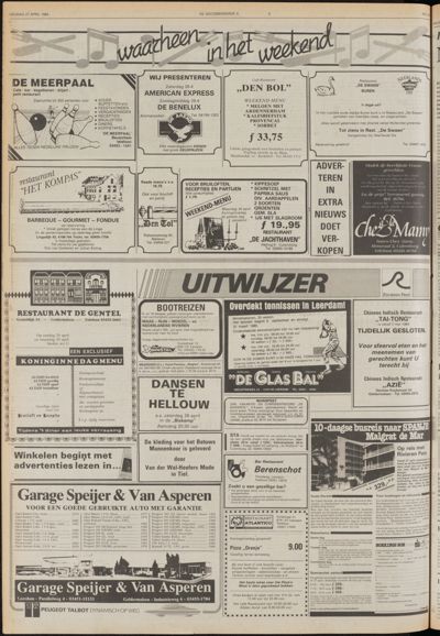 De Gecombineerde West-Betuwe, 27 april 1984
