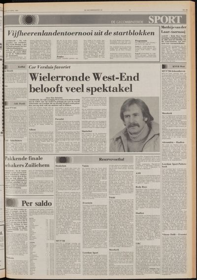 De Gecombineerde West-Betuwe, 27 april 1984