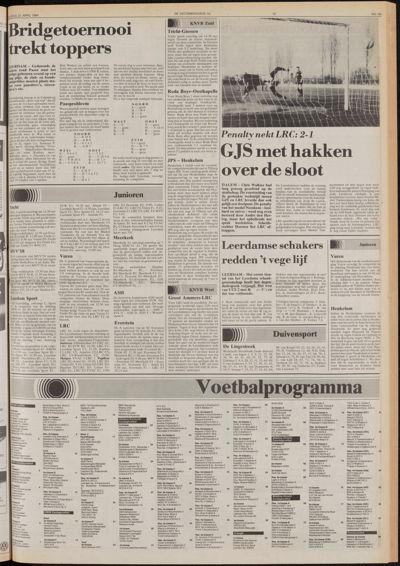 De Gecombineerde West-Betuwe, 27 april 1984