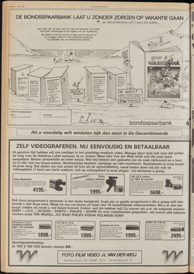 De Gecombineerde West-Betuwe, 1 juni 1984