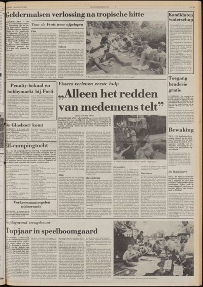 De Gecombineerde West-Betuwe, 1 augustus 1984