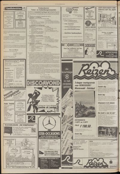 De Gecombineerde West-Betuwe, 1 augustus 1984