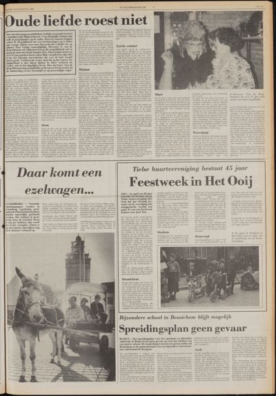 De Gecombineerde West-Betuwe, 10 augustus 1984