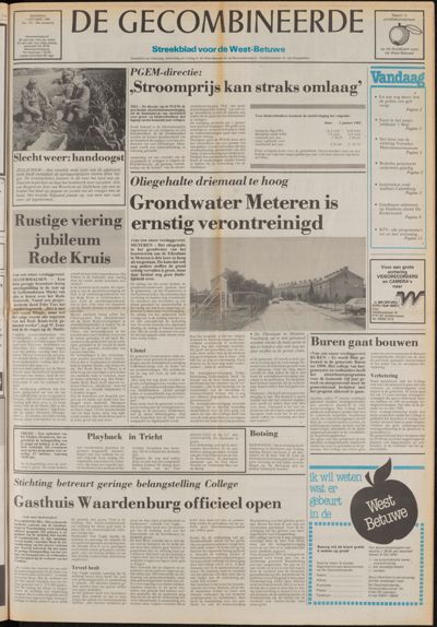 De Gecombineerde West-Betuwe, 1 oktober 1984