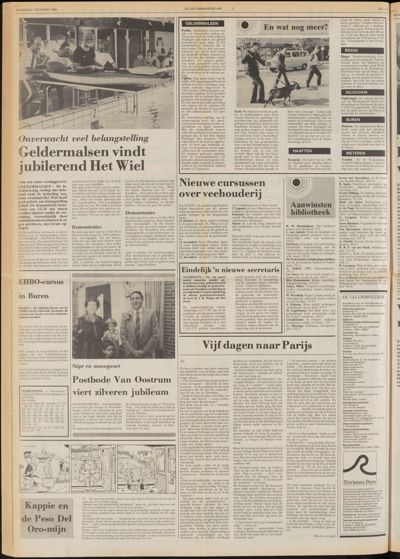 De Gecombineerde West-Betuwe, 1 oktober 1984
