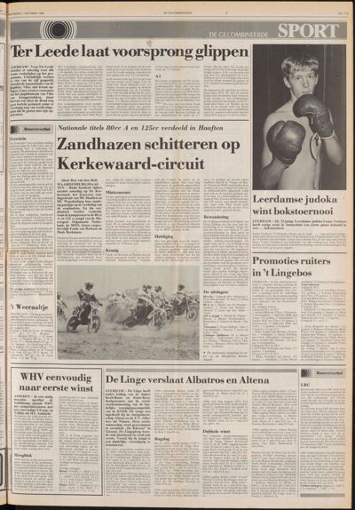 De Gecombineerde West-Betuwe, 1 oktober 1984