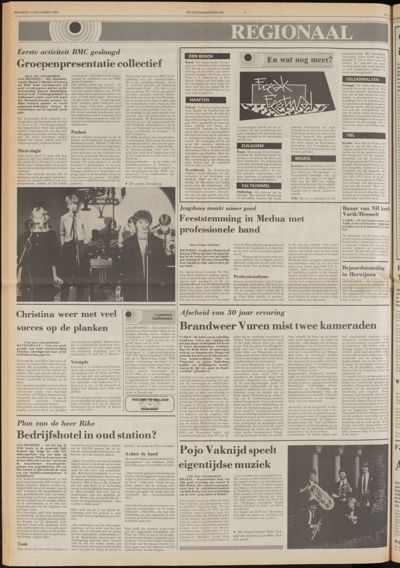 De Gecombineerde West-Betuwe, 10 december 1984