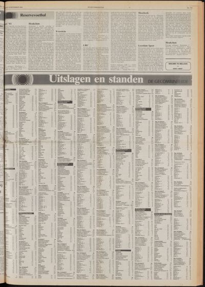 De Gecombineerde West-Betuwe, 10 december 1984